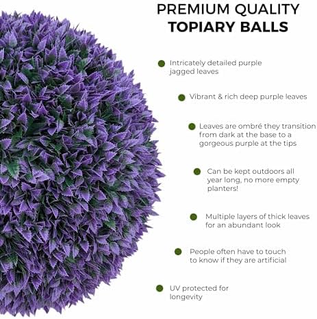 365 Curb Appeal 23 XL Topiary Balls Set