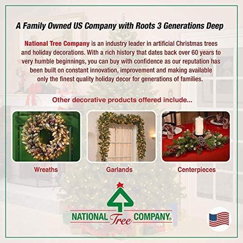 National Tree Company Artificial Christmas Tree 6 Feet Black Tinsel Includes Stand