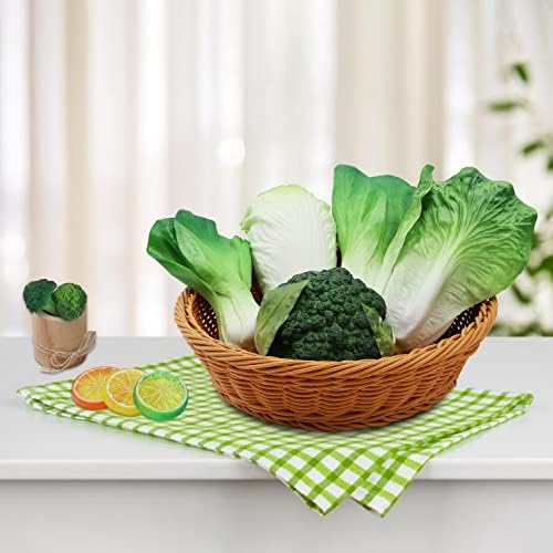Woration Realistic Artificial Vegetable Set 5pcs