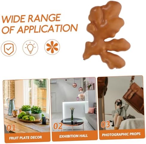 VALICLUD 2pcs Realistic Artificial Ginger Decor
