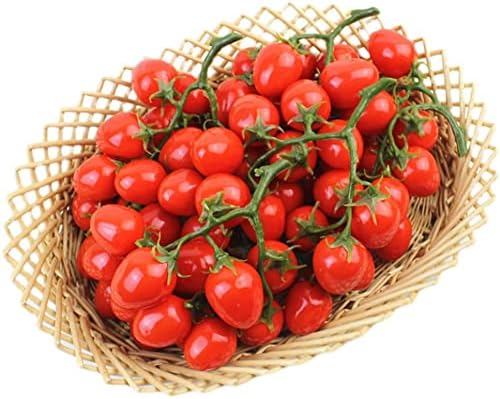 DinQ Set of 3 Artificial Cherry Tomatoes Red