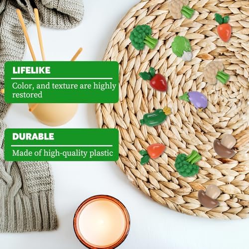 Mini Mixed Vegetables 16Pcs Resin Decor