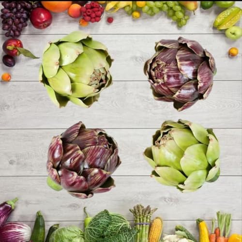 WESAPPINC 3Pcs Large Green Artificial Artichokes Decor