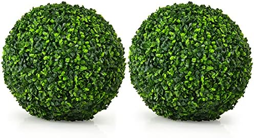 Goplus 2 PCS 157 Inch Artificial Topiary Ball Decor