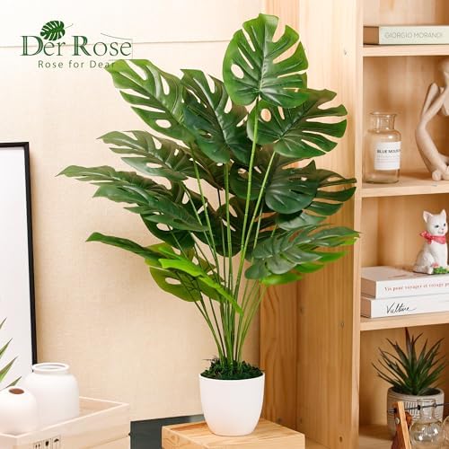 Der Rose 28 Inch Artificial Monstera Plant