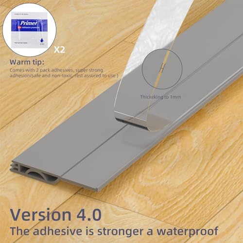 OXRQ Door Draft Stopper 39 Inch Gray