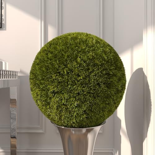 Deco 79 Artificial Topiary Foliage Ball 15x15x15 Green