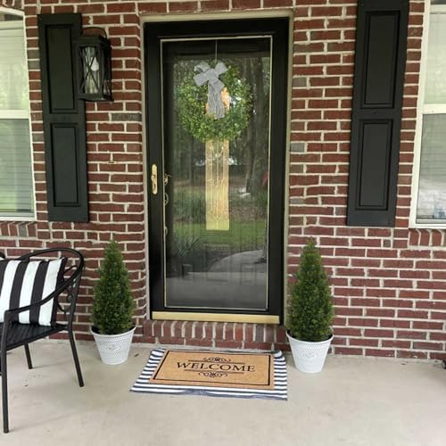 Aveyas 3 Ft Artificial Cedar Topiary Trees Set of 2