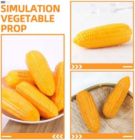 LOGOFUN 4pcs Fake Corn Artificial Corn Decor Prop