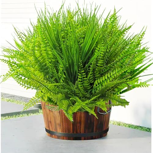 22 Bundles Artificial Plants for Outdoor Decor