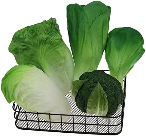 Woration Realistic Artificial Vegetable Set 5pcs