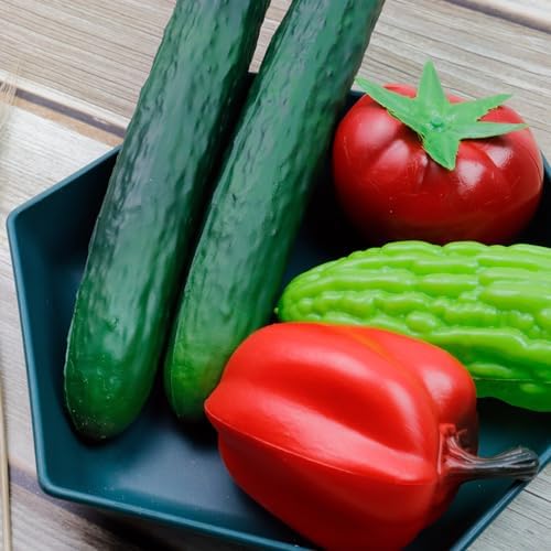 2PCS Artificial Cucumber PU Fake Vegetable Decoration Prop