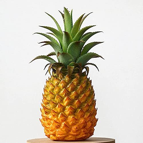 KODORIA Artificial Pineapple Decor Statue Yellow Small