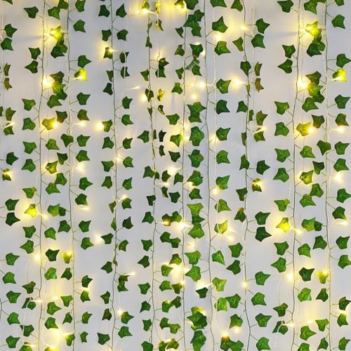 Freyalife Ivy Vines with LED Lights 12 Pack 84 FT