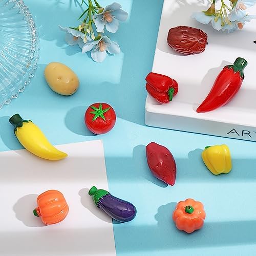 CHGCRAFT 24 Piece Mini Artificial Vegetables Decor Set