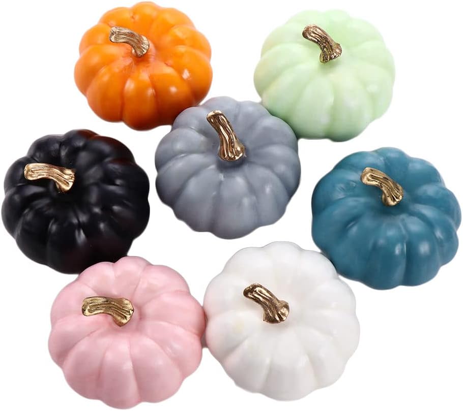 Mini Fall Lifelike Foam Pumpkin Decoration