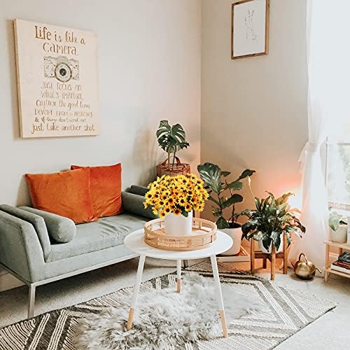 Uieke Artificial Sunflowers and Daisies 6 Bundle Yellow