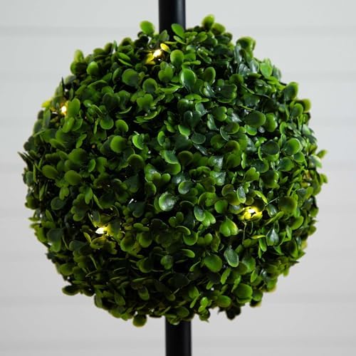 Nearly Natural 45 Inch UV Resistant Artificial Topiary with LED Lights