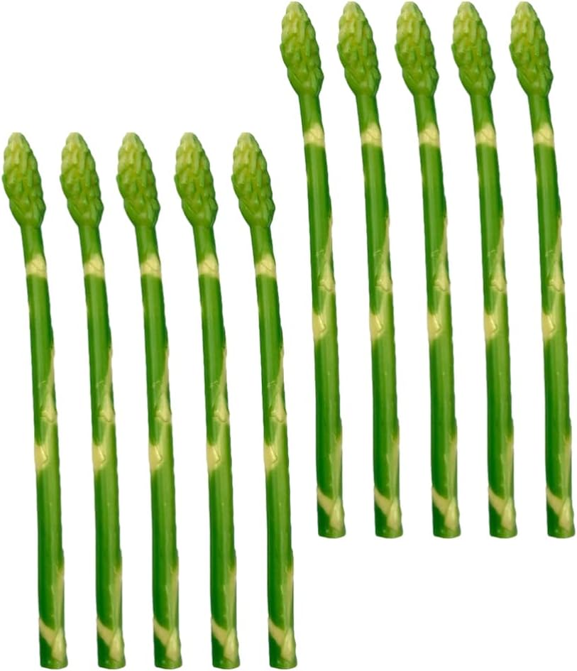 VOSAREA 10pcs Realistic Artificial Asparagus Decor