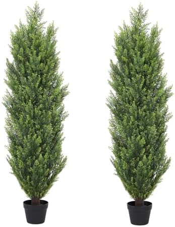 The Bloom Times 4ft Artificial Topiary Trees 2 Pack