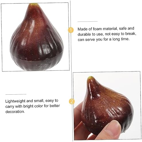 5Pcs Artificial Fig Models for Home Office Decor Display