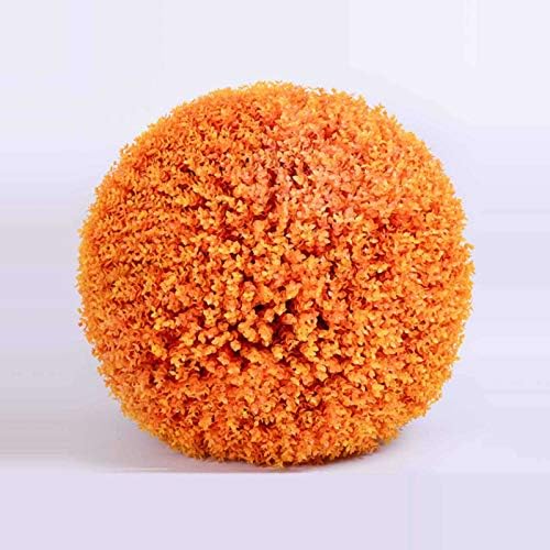 Artificial Topiary Ball for Home Decor Orange 35cm