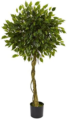 Nearly Natural 5ft Ficus Artificial Topiary Tree UV Resistant