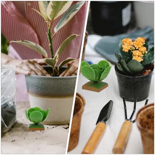 Fomiyes Simulated Cabbage Ornaments 6Pcs Artificial Plastic Green Cabbage Decor
