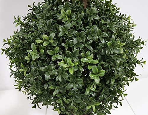 56 Inch Boxwood Triple Ball Artificial Topiary Tree
