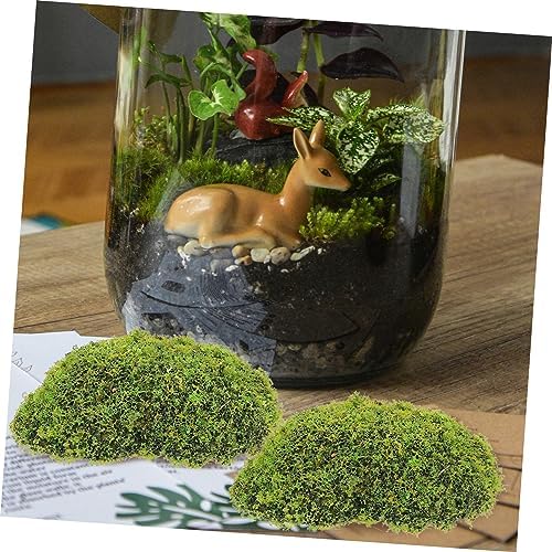 12Pcs Artificial Moss Stones for Garden Decor