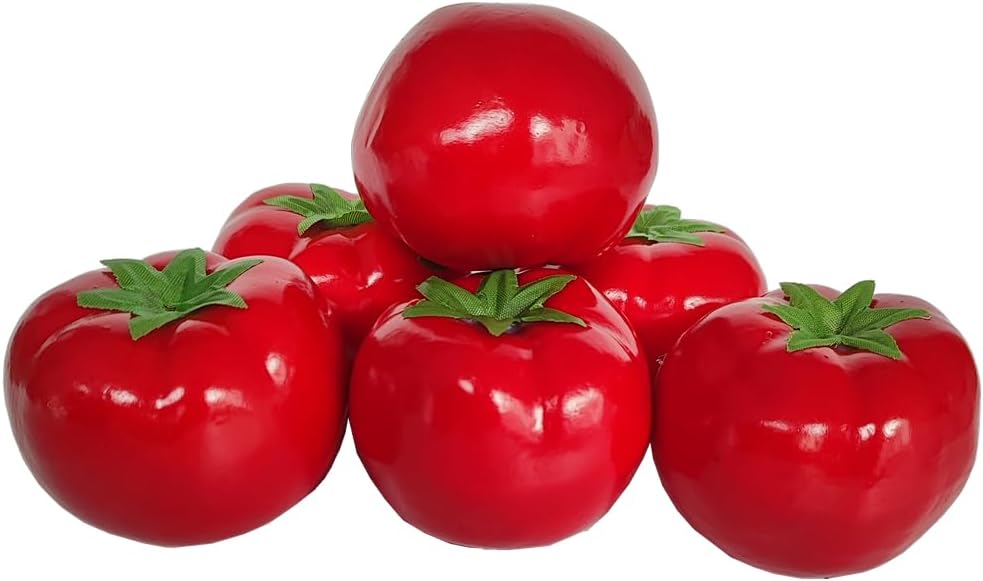Ebonee Artificial Tomato 6 Pack for Home Decor