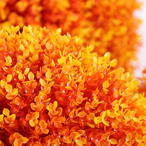 Artificial Topiary Ball for Home Decor Orange 35cm