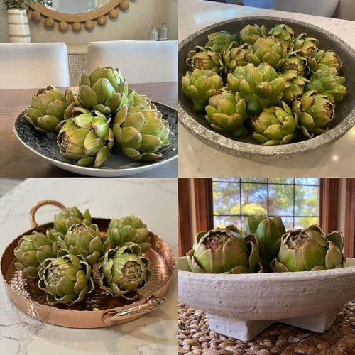 4 Pack Artificial Artichokes Green Home Decoration