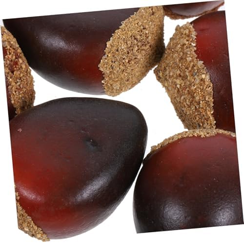 Zerodeko 60pcs Realistic Artificial Chestnut Decor