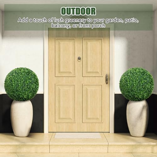 GOFLAME 20 Artificial Plant Topiary Ball Set