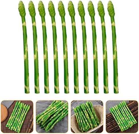 VOSAREA 10pcs Realistic Artificial Asparagus Decor