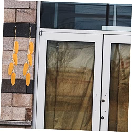 3pcs Simulation Corn String Hanging Decor for Fall