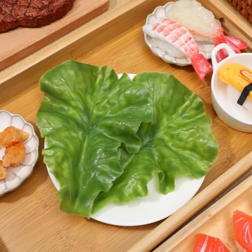 BESPORTBLE 15Pcs Realistic Artificial Lettuce
