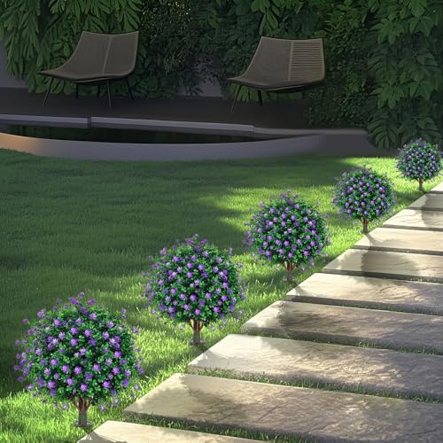 Grooy Artificial Boxwood Topiary Set of 2