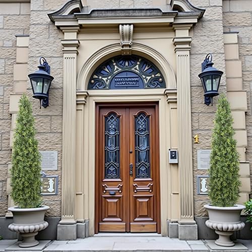 Artificial Boxwood Topiary Tree 4FT 2 Pack