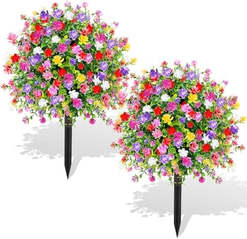 Artificial Boxwood Topiary Balls with Spikes