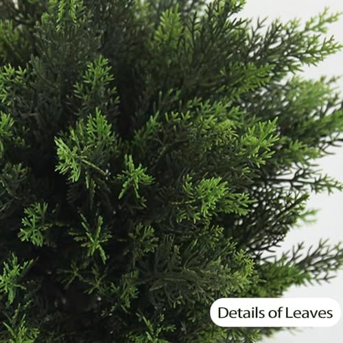 281 Inch Artificial Topiary Tree Set of 2