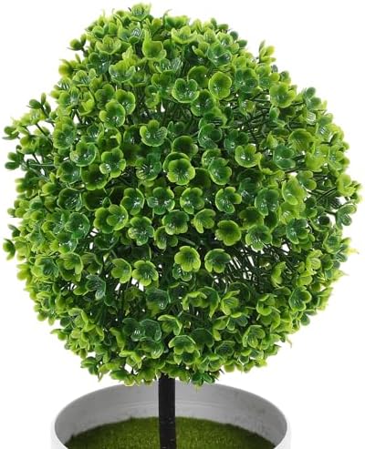 EXCEART 2pcs Artificial Topiary Trees for Home Office