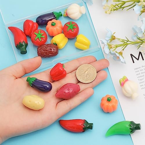 CHGCRAFT 24 Piece Mini Artificial Vegetables Decor Set