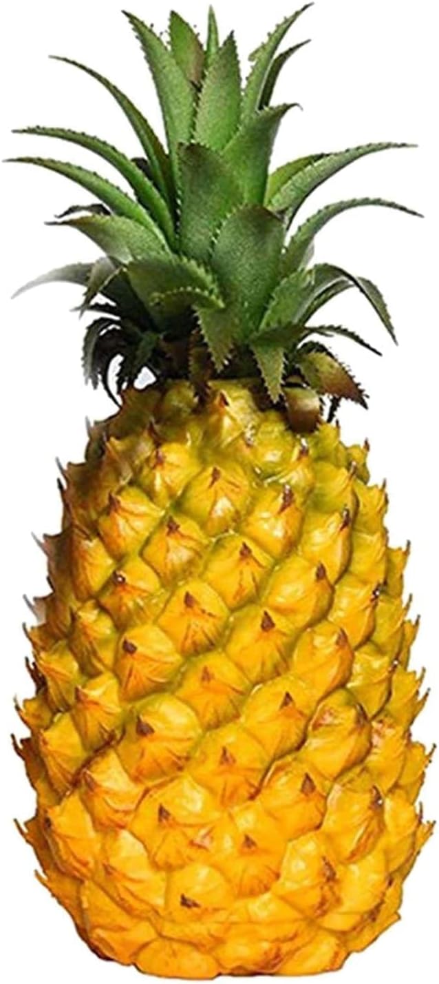 KODORIA Artificial Pineapple Decor Statue Yellow Small