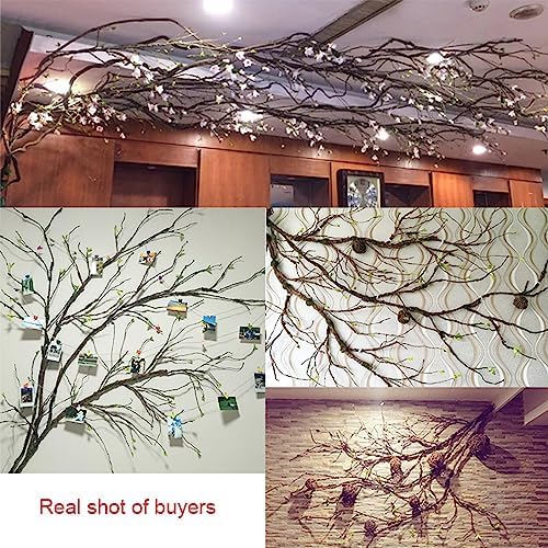 118 Inch Malleable Artificial Floral Tree Branches Twigs Vines Rattan