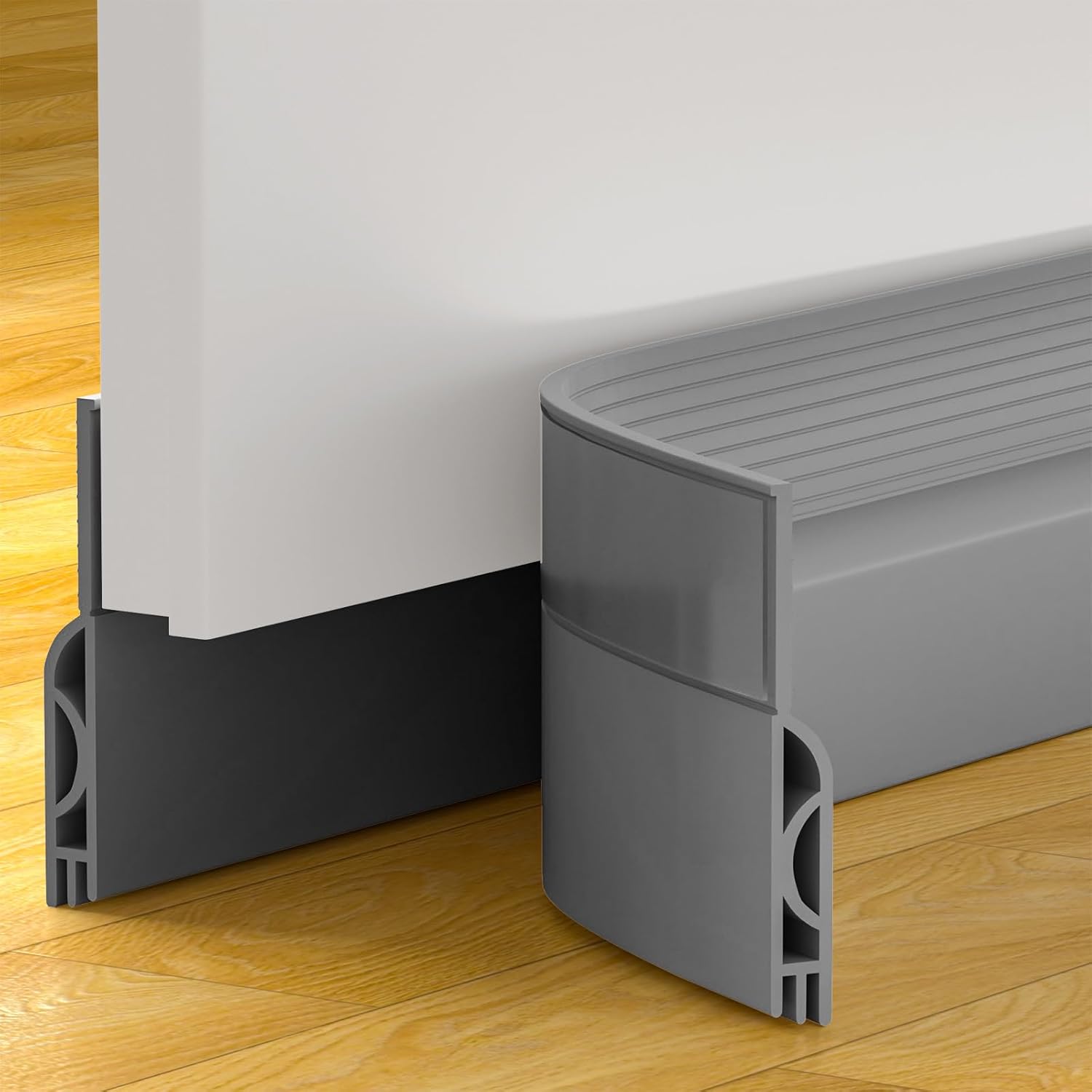 OXRQ Door Draft Stopper 39 Inch Gray