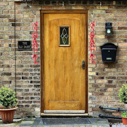 Realistic Artificial Chili Pepper String 5 Pack Decor