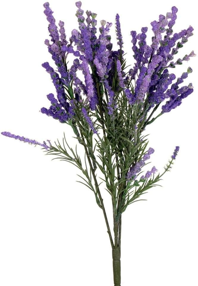 Vickerman 717462 Purple Lavender Bush 2 Pack