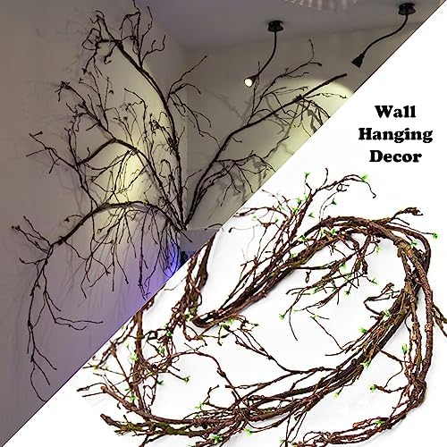 118 Inch Malleable Artificial Floral Tree Branches Twigs Vines Rattan